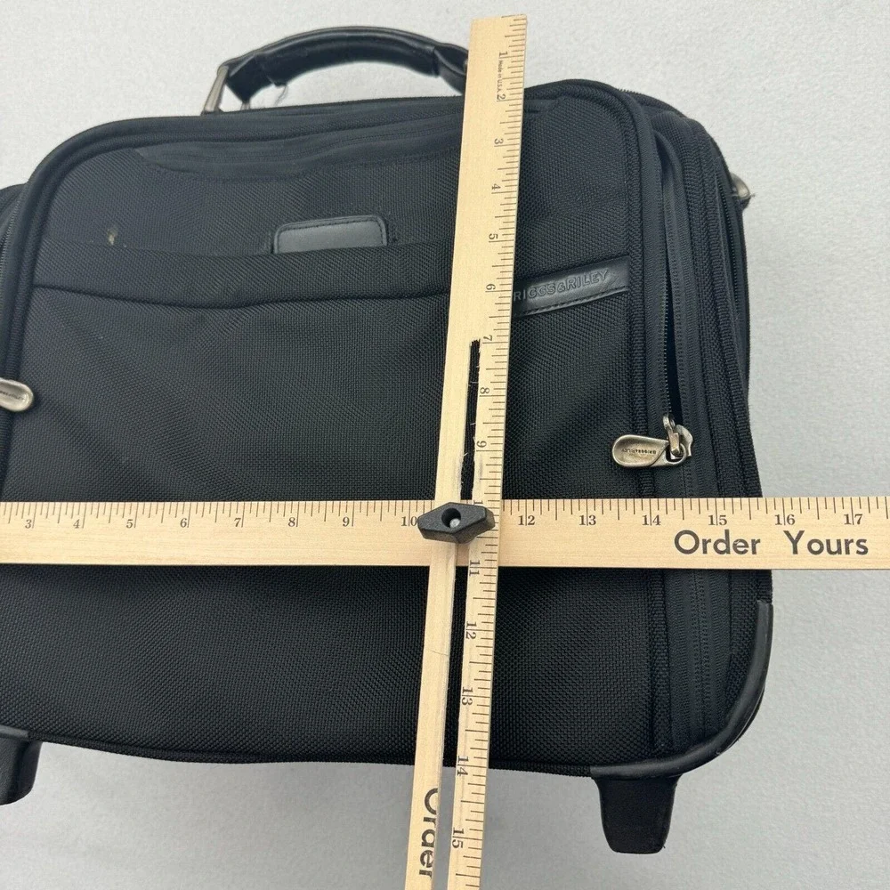Briggs & Riley Compact Carry On Laptop Wheeled Briefcase Luggage Bag BR214